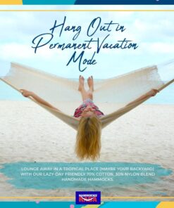 Alternative view of Hammocks Rada Mayan-Made Matrimonial Yucatan Hammock - Two Person Hammock - Artisan Crafted in Central America - Fits 12.5 to 13 Feet Hammock Stand - Up to 550 Pounds, Two Blue - Hanging Bed 2-blues