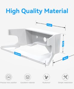 XLTTYWL StarLink Mount, Star Link Internet Kit Satellite Brackets Holder Stability ABS Wall Mount Router Protection for StarLink Mesh Router V2 Mesh Router 16 61Nk5eL2oxL