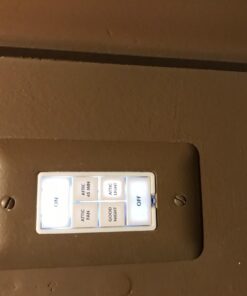 Insteon Smart Dimmer 6-Button Keypad, KeypadLinc in-Wall Controller, 2334-232 (White) - Insteon Hub Required for Voice Control with Alexa & Google Assistant White 6 Button Keypad Dimmer 19 61NkbpzoXZL 1
