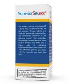Superior Source Chromium 200 mcg, Quick Dissolve MicroLingual Tablets, 100 Count, Promotes Healthy Protein & Sugar Metabolism, Supports Healthy Blood Sugar Levels Already Within Normal Range, Non-GMO Unflavored 100 Count (Pack of 1) 12 61NkqFxuNJL