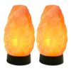Himalayan Glow A-900AC-2PK Multi-Color Crystal Rock Night Light with Plastic Base & Dimmer Switch, Classic Table Lamp for Home Decor, 3-5 Lbs-Pack of 2, 5-7 lbs/EACH, 2 Count Plastic Base Salt Lamp - 2 Pack 52 61NlRqA8QOL