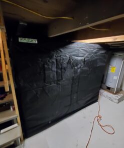 Zazzy Grow Tent, 96“X48 X78 Plant Growing Tents 600D Mylar Hydroponic Indoor Grow Tent with Window, Kit Bag & Floor Tray 96"X48"X78" 36 61Nlen mzyL 1