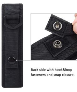 2-Pack Flashlight Pouch Holster Holder for 5"-6.5" Flash Light Compatible with Fenix UC30 UC35 E35 Surefire G2X 6P 6PX E2L 501B 502B Streamlight ProTac XTAR TZ20 (2 Flashlight Holster) 36 61NlkSQGy6L