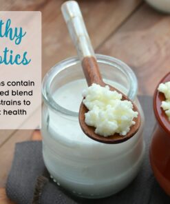 Fusion Teas 1 TBSP Organic Milk Kefir Grains and ebook “Milk Kefir Unleashed by Thomas Egbert” - Fresh Live Active Probiotic Starter Cultures 30 61NnAG7u3pS 1