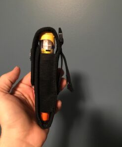 2-Pack Flashlight Pouch Holster Holder for 5"-6.5" Flash Light Compatible with Fenix UC30 UC35 E35 Surefire G2X 6P 6PX E2L 501B 502B Streamlight ProTac XTAR TZ20 (2 Flashlight Holster) 41 61NnxhT1BXL