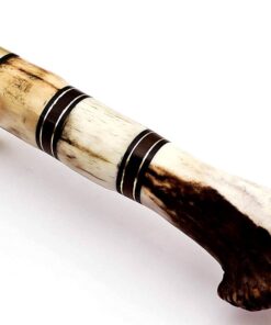 Skokie Knives Custom Hand Made Damascus Steel Hunting Knife Handle Stag Antler 10 61NqSAKN9 L