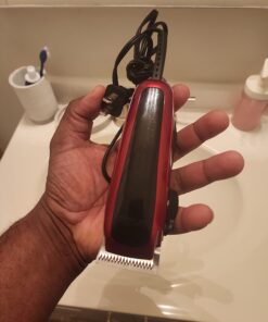 Andis 75360 Adjustable Blade Clipper Easy Cut 20-Piece Haircutting Kit, Red/Black 15 61Ns4 WWFWL