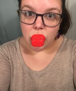 Fullips Lip Plumper Tool - Medium Oval with Bonus Large Round Enlarger - Self Suction Plumping Device For Fuller Lips - Plump in Seconds - Natural Instant Lip Enhancement Kit - Red Plastic Plumpers 56 61NvTzmL xL