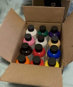 Angelus Leather Paint 4oz Starter Kit Set of Acrylic Paints For Sneakers, Shoes, Art, Crafts, Jackets, Shirts- Flexible, Made in USA 49 61Nxy3QvUFL