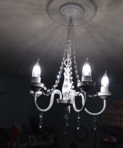 KUPOO Magnificent 16 Feet Crystal Acrylic Gems Bead Strands, Manzanita Crystals, Tree Garlands, Christmas Decoration 32 61Ny4tliUJL