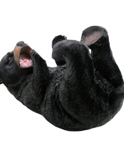 Alternative view of Drinking Black Bear Wine Bottle Holder in Rustic Animal Sculpture & Statue Wine Stands, Cabin and Lodge Decorative Wine Racks & Gifts