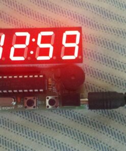 MiOYOOW 4-Digit Digital Clock Kits with PCB, DIY Alarm Clock Soldering Project Kit for Learning Electronics Soldering Practice with English Instructions 1 Pack-4 Digit Clock Kit(0.56 Inch) 79 61NyhJ8a1oL
