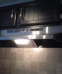 Broan-NuTone 413604 Non-Ducted Ductless Range Hood Insert with Light, Exhaust Fan for Under Cabinet, 36-Inch, Stainless Steel 25 61Nz0Zvh8RL