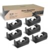 Tape Dispenser Desk, Desktop Tape Dispenser Non-Skid Pad Design, 6 Rolls Invisible Tape with Dispenser, 7/10 X 800 Inches Iisible Tape for Gift Wrapping, Wide Application for School, Home 38 61NzI32 iCL