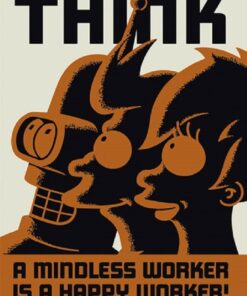 1art1 40721 Poster Futurama Don't Think 91 x 61 cm
