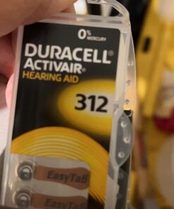 Duracell Hearing Aid Batteries Size 312, 60 Count (Pack of 1) batteries 60 Count (Pack of 1) 21 61O6OUmJKdL