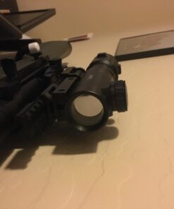 Pinty Tactical 1x40mm Reflex Red Green Dot Sight Riflescope, 4 MOA Rifle Optic Sight, Fits 20mm Picatinny Weaver Rail 43 61O7Jt38pwL