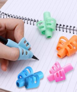 Mlife Pencil Grips - 10PCS Children Pencil Holder Writing Aid Grip Trainer, Ergonomic Training Pen Grip Posture Correction Tool for Kids (Set of 10PCS) 1 Count (Pack of 10) 19 61O7kX936ZL