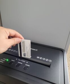 Frossvt Paper Shredder for Home Office Use, 12-Sheet Micro-Cut Paper and Credit Card, Security Level P-4, 5.3-Gallon Bin 48 61O7sRpsnBL