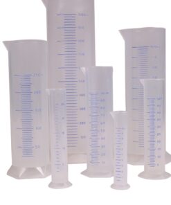 hand2mind Graduated Cylinder Set, Polypropylene Measuring Cylinder, Plastic Graduated Cylinder Container, Lab Equipment, Lab Tubes, Chemistry Science Supplies, School Lab Supplies (Set of 7) 11 61O9SenxJgL