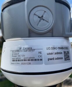 JideTech 5MP PTZ WiFi Camera Outdoor, 5X Optical Zoom Dome Camera with Human/Motion Detection, Auto Tracking, Wireless IP Camera with Mic/Audio, MicroSD (128GB), IR Night Vision, IP66 Weatherproof 56 61OA8BV4mYL