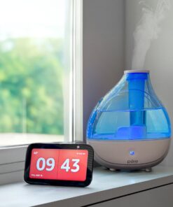 Pure Enrichment® MistAire™ Ultrasonic Cool Mist Humidifier - Quiet Air Humidifier for Bedroom, Nursery, Office, & Indoor Plants - Lasts Up To 25 Hours MistAire (Large) 36 61OBS6p5BML