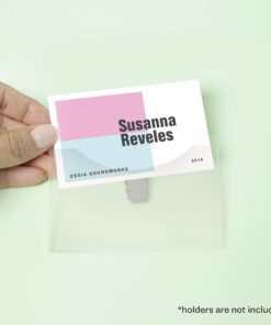 Alternative view of Avery Name Badge Inserts, Print or Write, 3 x 4 Inch, 300 Card Stock Refills (5392), White name badges