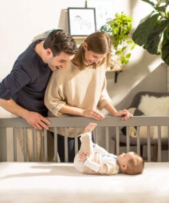 Naturepedic Organic Baby Crib Mattress - Classic 150 Coil 2-Stage Infant & Toddler Mattress - Waterproof Baby Bed Mattress for Crib - Non-Toxic Standard Baby Crib Mattress 13 61OEhlHILBL