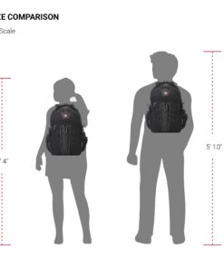 Swiss Gear SA1753 Black TSA Friendly ScanSmart Laptop Backpack - Fits most 15 Inch Laptops and Tablets 17-Inch 28 61OFNwfytbL