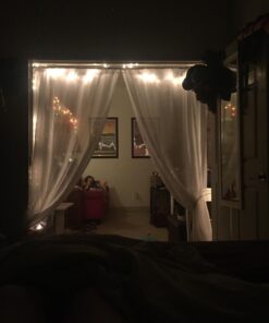 iDesign Cameo Metal Large Expandable Constant Tension Shower Rod, Bathroom Curtain Pole for Master, Guest, Kids' Bathroom, Adjustable from 50"-87", White,78672 50"-87" 26 61OFifdTUSL