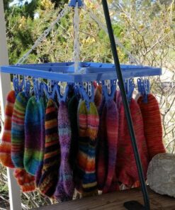 Whitmor Clip and Drip Hanger - Hanging Drying Rack - 26 Clips,Blue 23 61OFnyWGdeL