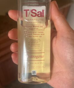 Neutrogena T/Sal Therapeutic Shampoo for Scalp Build-Up Control with Salicylic Acid, Scalp Treatment for Dandruff, Scalp Psoriasis & Seborrheic Dermatitis Relief, 4.5 fl. oz 1 Count 37 61OGuR8m L 2