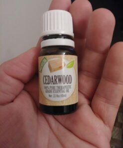 Healing Solutions 10ml Oils - Cedarwood Essential Oil - 0.33 Fluid Ounces 0.33 Fl Oz (Pack of 1) 17 61OHCNAGsjL
