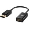 Rankie DisplayPort (DP) to HDMI Adapter, 4K Resolution Ready Converter with Audio (Black) Black