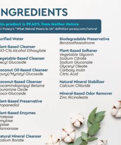 Puracy Liquid Laundry Detergent Refill - Natural, Scent-Free Gentle Liquid Concentrate Laundry Pouch with Stain Fighting Enzymes - (Fresh Linen, 16 fl oz, 64 Loads) Fresh Linen 16 Fl Oz (Pack of 1) 17 61OHym3STkL