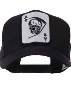 e4Hats.com Skull and Choppers Embroidered Military Patched Mesh Cap One Size Large Skull 9 61OI4kVG64L