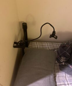 ZTON Cell Phone Holder, Universal Mobile Phone Stand, Lazy Bracket, Flexible Long Arms Clip Mount for iPhone, LG etc. in Office Bedroom Desktop (Black) 47 61OJer6NCL