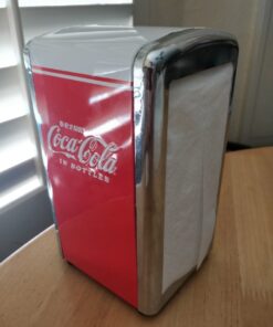 TableCraft Coca-Cola CC342 Drink Coca-Cola Napkin Dispenser,Red,Small 20 61OJewcI5pL