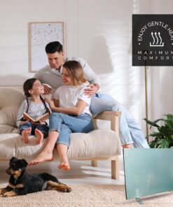 Alternative view of Cozy Products Cozy Legs Flat Panel Heater, Low-Wattage Wall or Desk Mount Space Heater, Energy-Efficient, 1-inch Thin, 150-W