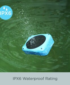 Sunfox Waterproof Bluetooth Speaker | Solar & USB Rechargeable | 20H Playtime | Built-in Mic | Great for Beach, Bike, Pool, Shower, Travel | Wireless, Portable Speaker for iPhone, Samsung and More 14 61OKNK501nL