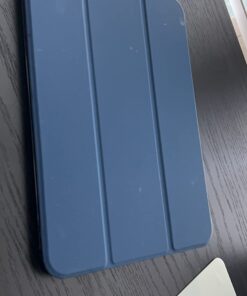 MoKo Case for iPad 10th Generation 10.9 inch 2022, Slim Stand Protective Cover with Hard PC Translucent Back Shell Cover for iPad 10th Gen 2022, Support Touch ID, Auto Wake/Sleep, Navy Blue 49 61OKRyWMaRL