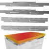 Wind Guards for Blackstone 36 Inch Griddle, Blackstone Griddle Accessories, Stainless Steel Magnetic Wind Screen, Compatible with Rear Grease Cup, Hood and Side Shelf, Gas Saving, Silver For 36" Blackstone Griddle 8 61OQ56idTpL