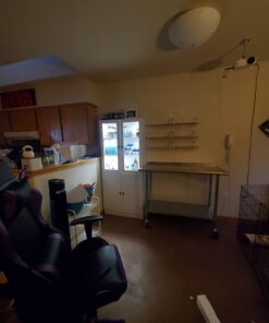 GRIDMANN Stainless Steel Table 48 in. x 24 in., NSF Commercial Kitchen Prep & Work Table w/ Backsplash and Wheels 48 in Long x 24 in Deep 26 61OQMHWVkpL