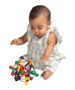 Manhattan Toy Skwish Classic Rattle and Teether Grasping Activity Toy 23 61OQssGzusL