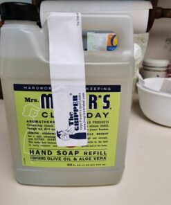 Mrs. Meyer's Clean Day Liquid Hand Soap Refill, Cruelty Free and Biodegradable Formula, Lemon Verbena Scent, 33 oz 33 61ORIdb4MeL