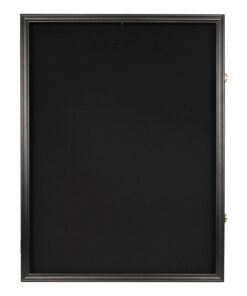 Jersey Display Frame Case Lockable, Large Sport Jersey Shadow Box with 98% UV Protection Acrylic and Hanger for Baseball Basketball Football Soccer Hockey Sport Shirt and Uniform (Black Finish) Black Finish 27 61OSW6xi9VL