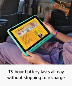 All-new Amazon Fire HD 10 Kids Pro tablet- 2023, ages 6-12 | Bright 10.1" HD screen | Slim case for older kids, ad-free content, parental controls, 13-hr battery, 32 GB, Happy Day Amazon Fire HD 10 Kids Pro (Standalone) 14 61OSjsFcAL