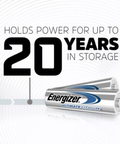 Energizer AA Batteries, Ultimate Double A Battery Lithium, 12 Count 12 Count (Pack of 1) 30 61OT8s7FmtL