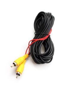 DALLUX Backup Camera RCA Video Cable,CAR Reverse Rear View Parking Camera Video Cable with Detection Wire (33FT/10 Meters) RCAC01/33ft 12 61OUOE4MdyL