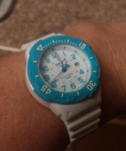 Casio Women's LRW-200H-2BVCF Stainless Steel Watch with White Resin Band 23 61OUjUkueXL